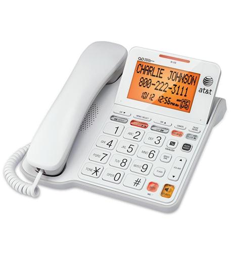 Corded Answering System w/Large Display - ATT-CL4940