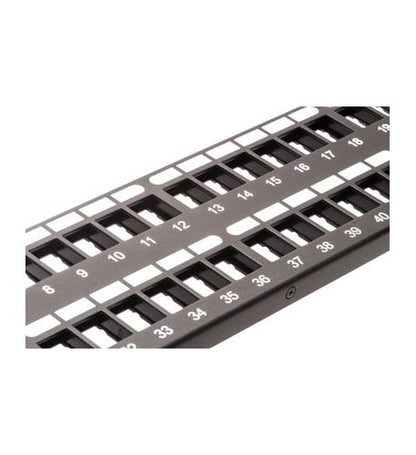 PATCH PANEL, BLANK, HD, 48-PORT, 2 RMS - ICC-IC107BP482