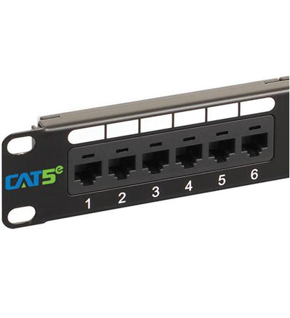 PATCH PANEL, CAT 5e, 24-PORT, 1 RMS - ICC-ICMPP0245E