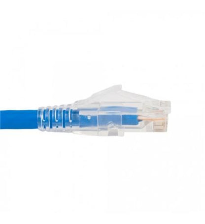 PATCH CORD, CAT5e, CLEAR BOOT, 5' BLUE - ICC-ICPCSP01BL
