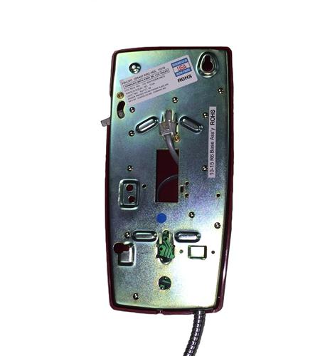 255447ARCNDL Wall Phone w/Armored Cord - Back