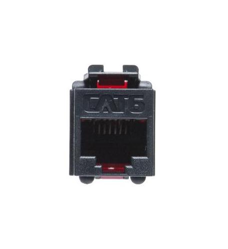 MODULE, CAT 6, EZ, BLACK - ICC-CAT6JACK-BK