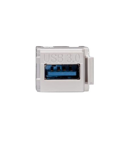 MODULE, USB,TYPE A, FEMALE TO FEMALE, WH - ICC-IC107UAAWH