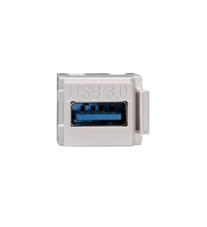 MODULE, USB,TYPE A, FEMALE TO FEMALE, WH - ICC-IC107UAAWH